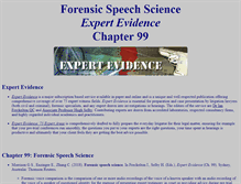 Tablet Screenshot of expert-evidence.forensic-voice-comparison.net