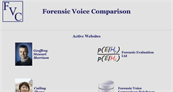 Desktop Screenshot of forensic-voice-comparison.net